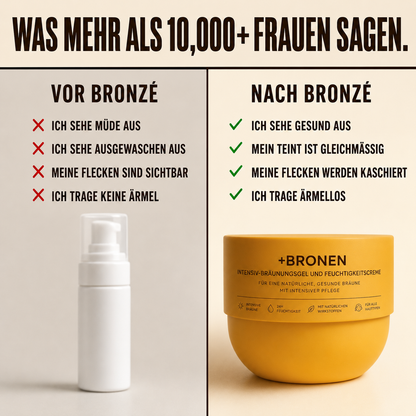 Intensiv-Bräunungsgel und Feuchtigkeitscreme
